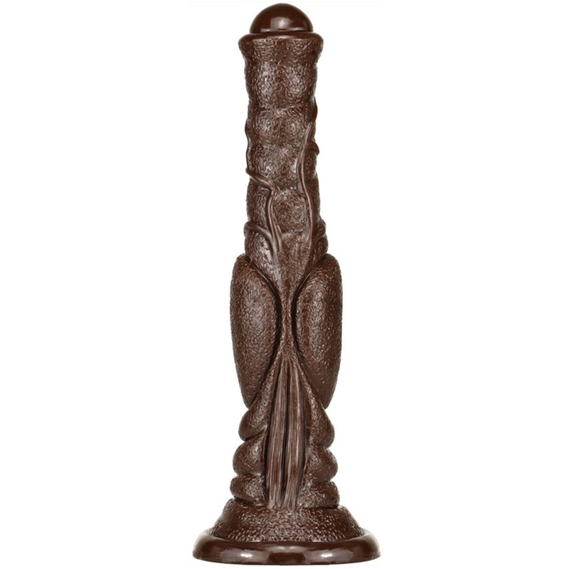 Animalorny Gode Monster Dog Long 26 x 6cm Marron foncé